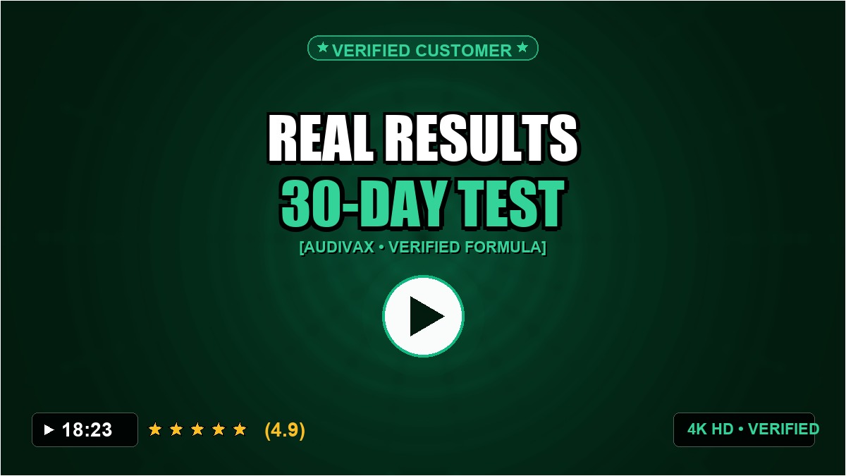 AudiVax Before and After Results (30-Day Test) (Time to Reorder?) US, UK & Worldwide Shipping [I9SW3Z20R]