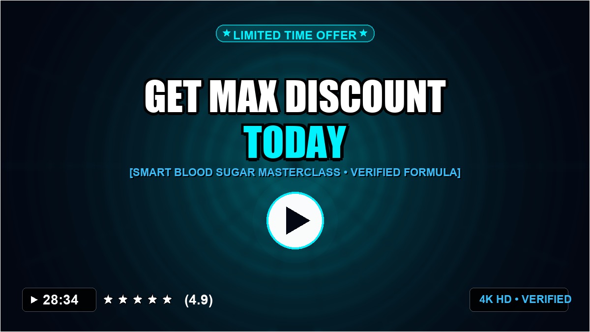 Smart Blood Sugar Masterclass Emergency Stock Alert & Availability (Current Stock Status) US, UK & Worldwide Shipping [XO8EF3NE5]
